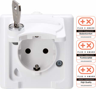 Kopp - Wandcontactdoos (WCD schakelmat.) electr-wcd 1vra dksl ip44