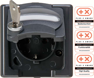 Kopp - Wandcontactdoos (WCD schakelmat.) electr-wcd 1vra dksl ip44