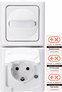 Kopp - Combinatie schakelaar/wcd electr-combi 1vra vert