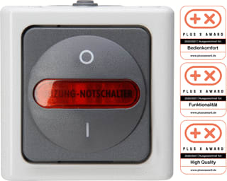 Kopp - Installatieschakelaar electr-hfdschak ip44, gr