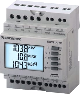 Socomec - Multifunctionele paneelmeter Diris A10 M Rs485 Modbus