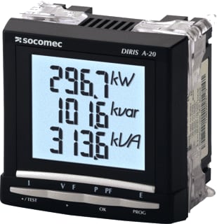 Socomec - Multifunctionele paneelmeter diris a20