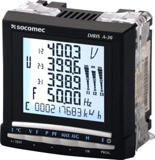 Socomec - Multifunctionele paneelmeter Diris A41 12-48Vdc