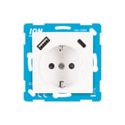ION INDUSTRIES - Wandcontactdoos (WCD schakelmat.) Wcd Ra Usb A+C E1 Alpw