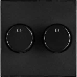 ION INDUSTRIES - Afdekraam schakelmateriaal Cpl Dimknop 2V V1/J1 Mzw