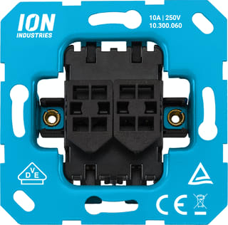 ION INDUSTRIES - Installatieschakelaar Pulsdrukker Serieschak
