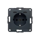 Hager - Wandcontactdoos (WCD schakelmat.) berk wcd ra 2xusb c s.1/b.x