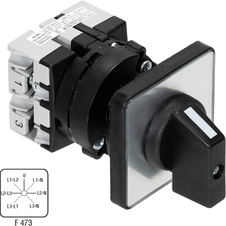 ASN - Sontheimer - V 8 Voltmeterschakelaar Voltomschak V30/8Zm