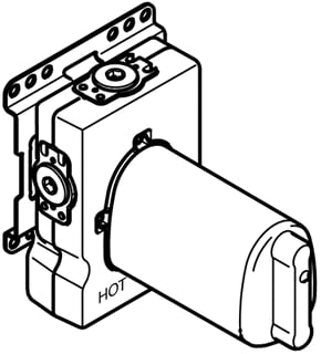 Dornbracht - Inbouwmengkraan 3550397090