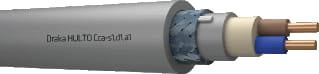 Draka - Hulto Z1O-YMZ1KAS Voedingskabel v/a 1 kV vaste aanleg Cca 2X2,5/2,5 Mt