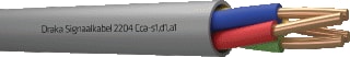 Draka - Serie 2200 BM Data- en communicatiekabel Sign Kab Cca 4X0,8 Ha500