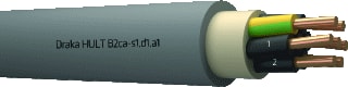 Draka - Hult YMZ1K Voedingskabel v/a 1 kV vaste aanleg B2Ca 7G1,5 Mt