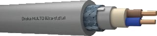 Draka - Hulto Z1O-YMZ1KAS Voedingskabel v/a 1 kV vaste aanleg B2Ca 2X4/4 Mt