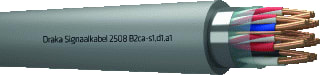 Draka - Serie 2500 Data- en communicatiekabel Kab B2Ca Gy 8X2X0,8 Mt