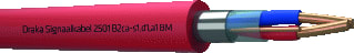 Draka - Serie 2500 BM Data- en communicatiekabel Sig Kab B2Ca Rd 1X2 Ha500
