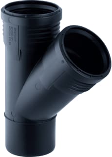 Geberit - Fitting met 3 aansluitingen Silent-Pp T-Stuk 45Gr 50