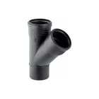 Geberit - Fitting met 3 aansluitingen Silent-Pp T-Stuk 45 110X90