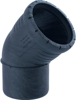 Geberit - Fitting met 2 aansluitingen Silent-Pro Bocht 45Gr 125