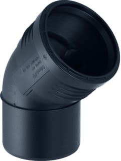 Geberit - Fitting met 2 aansluitingen Silent-Pp Bocht 45Gr 75