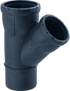 Geberit - Fitting met 3 aansluitingen Silent-Pro T-St 45 110X110