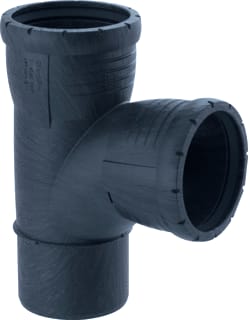 Geberit - Fitting met 3 aansluitingen Silent-Pro T-Stuk 87.5 110