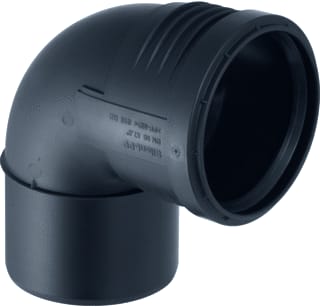 Geberit - Fitting met 2 aansluitingen Silent-Pp Bocht 87.5Gr 90