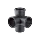 Geberit - SILENT-PP Fitting met 4 aansluitingen 390.459.14.1