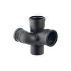 Geberit - SILENT-PP Fitting met 4 aansluitingen  390.463.14.1