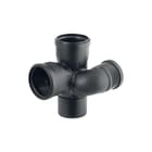 Geberit - SILENT-PP Fitting met 4 aansluitingen 390.464.14.1