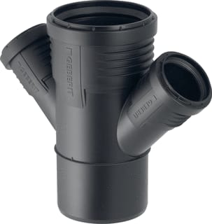 Geberit - SILENT-PP Fitting met 4 aansluitingen  390.469.14.1