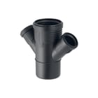 Geberit - SILENT-PP Fitting met 4 aansluitingen  390.469.14.1