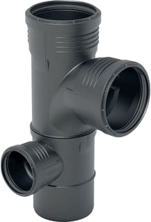 Geberit - SILENT-PP Fitting met 4 aansluitingen 390.570.14.1
