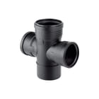 Geberit - SILENT-PP Fitting met 4 aansluitingen 390.665.14.1