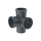Geberit - SILENT-PRO Fitting met 4 aansluitingen 393.550.14.1