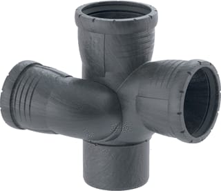 Geberit - SILENT-PRO Fitting met 4 aansluitingen  393.553.14.1