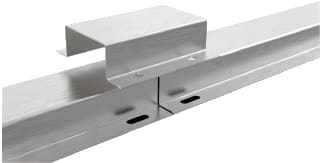 JMV - Beschermprofiel buizen Koppelstuk Rvs 40X20