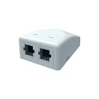 COMMSCOPE NETCONNECT - Office box Inzetplaat schakelmateriaal Opbouwdoos 2V Leeg Wit