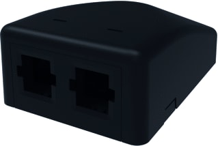 COMMSCOPE NETCONNECT - Office box Inzetplaat schakelmateriaal Opbouwdoos 2V Leeg Zwart