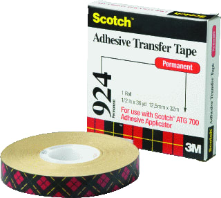 3M - Zelfklevende tape SCOTCH 924 19MMX33M DS12