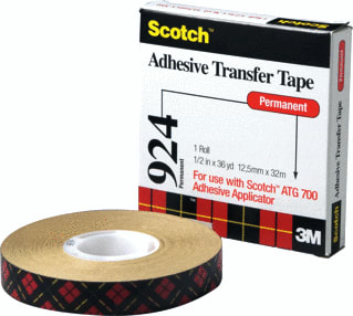 3M - Zelfklevende tape SCOTCH TAPE 924 6MMX55M