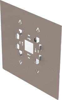Bticino - Classe 300 Aanvull. app. deur-/video-intercom Legr Muurplaat 300Eos Wt