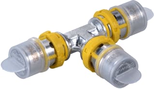 Comap - Fitting met 3 aansluitingen Skinpr Gas T-Kopp 16X2