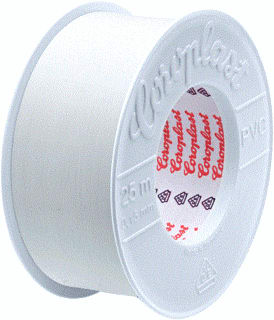 Coroplast - Zelfklevende tape Isolbnd 38Mm Wit 25M