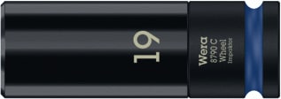 Wera - Dop voor zeskantmoeren 8790 C Dop 19X85X30