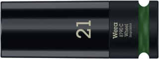 Wera - Dop voor zeskantmoeren 8790 C Dop 21X85X32