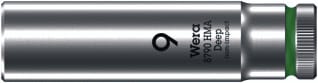 Wera - Dop voor zeskantmoeren 8790 Hma Hnd-/Mchdp 9X50