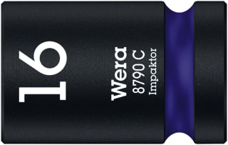 Wera - Dop voor zeskantmoeren 8790 C Impaktor Dop 16X38