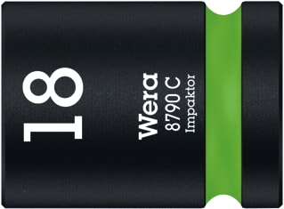 Wera - Dop voor zeskantmoeren 8790 C Impaktor Dop 18X38