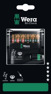 Wera - bitset BIT-CHCK 12 DMND 1 SB 12D