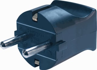 Kopp - Geaarde stekker klstek ra 1702 ther zwart